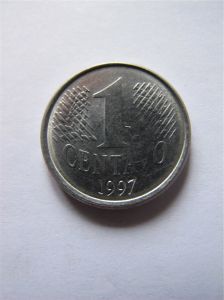Бразилия 1 сентаво 1997