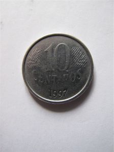 Бразилия 10 сентаво 1997