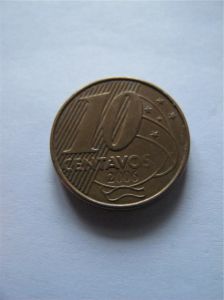 Бразилия 10 сентаво 2006