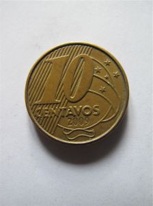 Бразилия 10 сентаво 2009