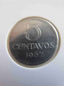 Бразилия 5 сентаво 1967