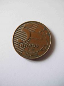 Бразилия 5 сентаво 2000