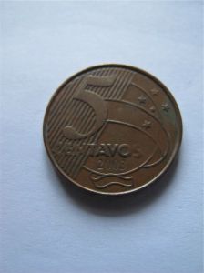 Бразилия 5 сентаво 2003