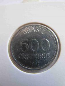 Бразилия 500 крузейро 1985