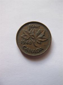 Канада 1 цент 1948