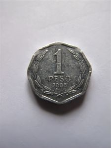 Чили 1 песо 2008