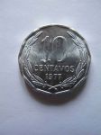 Монета Чили 10 сентавос 1977