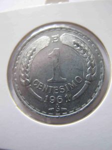 Чили 1 сентимо 1961