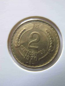 Чили 2 сентимо 1970