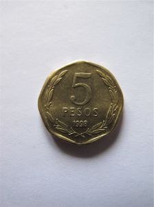 Чили 5 песо 1998