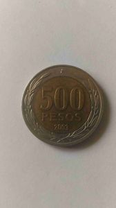 Чили 500 песо 2003