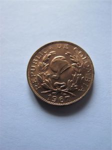 Колумбия 1 сентаво 1967