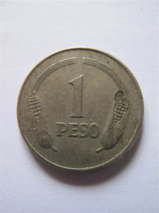 Колумбия 1 песо 1975