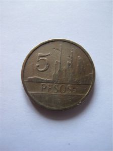 Колумбия 5 песо 1986