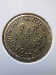 Французское Того 1 франк 1924