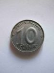 Монета ГДР 10 пфеннигов 1950