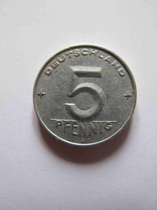 ГДР 5 пфеннигов 1952 A