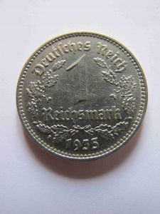 Германия 1 рейхсмарка 1935 A