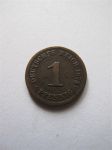 Монета Германия  1 пфенниг 1875 F