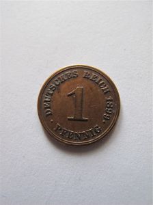 Германия  1 пфенниг 1899 E