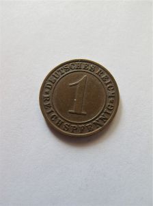 Германия  1 пфенниг 1925 A
