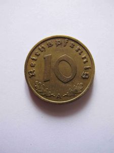 Германия 10 рейхспфеннигов 1939 A