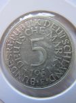 Монета Германия 5 МАРОК 1951 F Серебро