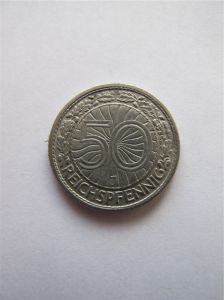 Германия 50 рейхспфеннигов 1928 J