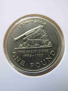 Гибралтар 1 фунт 2004 года  - 300 лет Образования