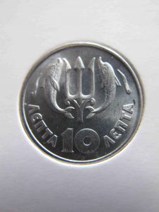 Греция 10 лепт 1973