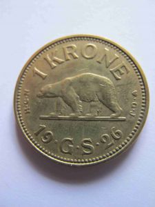 Гренландия 1 крона 1926