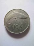 Монета Ирландия 10 пенсов 1974