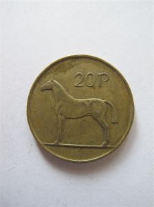 Ирландия 20 пенсов 1986