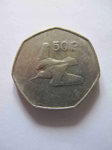 Ирландия 50 пенсов 1977
