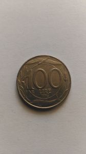 Италия 100 лир 1996