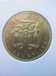 Монета Ямайка 1 пенни 1967
