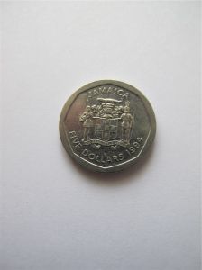 Ямайка 5 долларов 1994