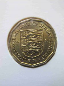 Джерси 1/4 шиллинга 1966