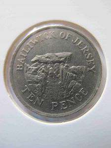 Джерси 10 пенсов 1992
