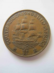 Южная Африка  1 пенни 1949