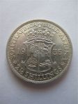 Монета Южная Африка 2 1/2 шиллинга 1935 серебро