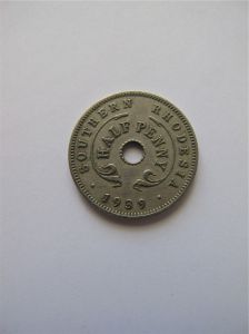 Южная Родезия 1/2 пенни 1939