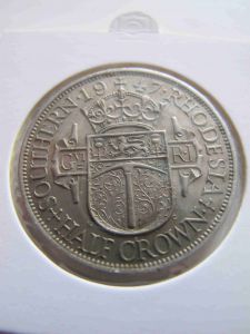 Южная Родезия 1/2 кроны 1947