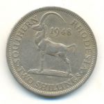Монета Южная Родезия 2 шиллинга 1948