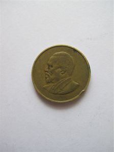 Кения 5 центов 1968