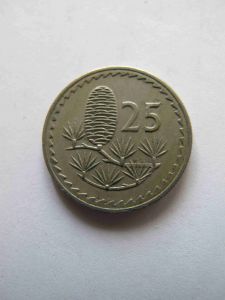 Кипр 25 мил 1973