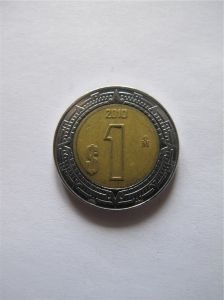 Мексика 1 песо 2010
