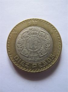 Мексика 10 песо 2010