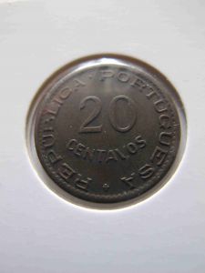 Португальский Мозамбик 20 сентаво 1949
