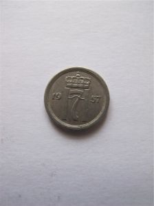 Норвегия 10 эре 1957